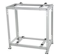 Staffa di Supporto per condizionatore d'Aria per impieghi gravosi - Supporto da Terra a Doppio Livello per unità Mini Split, Staffa di Montaggio a Pavimento Resistente per Installazione di c