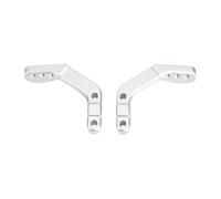 Staffa di supporto per paramani moto da 28 mm compatibile con EXC(Silver) | Compatibile con i modelli RMZ Motocross; Morsetto di fissaggio universale per la protezione del manubrio.