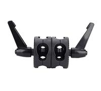 Staffa di supporto per riflettore Adattatore per supporto luce Rotatore a doppia ruota per riflettori 16mm 22mm 26mm 29mm