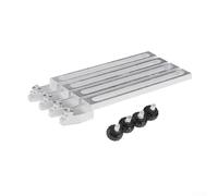 Staffa di supporto per scheda PCB in alluminio regolabile per stazione di rilavorazione BGA, compatibile con IR6500 IR12000, dispositivo stabile per saldatura professionale e riparazione PCB (A)