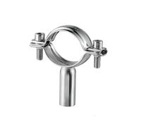 Staffa di supporto per tubi da 8-159 mm, in acciaio inox 304, per la produzione di birra, raccordo per tubi L = 45 (adatto per tubo OD 129 mm)