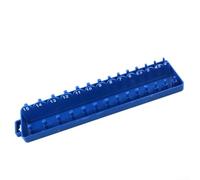 Staffa di supporto per vassoio organizer per prese metriche compatibile con prese da 1/4 di pollice, rack di stoccaggio in plastica con foro per aeromobili compatibile