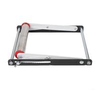 Staffa di supporto pieghevole per macchina da taglio, altezza regolabile 55-135 mm, supporto in metallo, argento/nero, per taglio (confezione da 1 o 2 opzioni), accessorio portatile per banco da