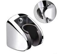 Staffa di supporto regolabile per soffione doccia cromato per montaggio a parete, struttura in plastica ABS, supporta soffioni doccia portatili