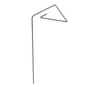 Staffa di supporto stabile per fiori in metallo per giardino, cortile, patio, resistente all'usura, traliccio per piante in vaso a cinque punte, stella, luna, cuore, triangolo, esagono, quadrato