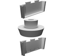 Staffa Distanziale Batteria per APC Back-UPS ES 400VA Upgrade 7.5AH 9AH 3D