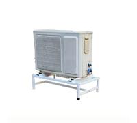 Staffa divisa resistente per condizionatore d'aria, supporto a terra a 4 bracci per mini split AC e pompa di calore, supporto stabile e affidabile, 90 x 50 x 60 cm