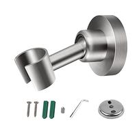 Staffa Doccia, MYLERCT Supporto in Acciaio Inox Doccia Muro, Snodo Orientabile Supporto Soffione Doccia, Montaggio Forato, Elevata Capacità Portante, Inclinazione Regolabile Secondo Necessità