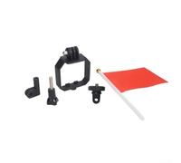 Staffa Espansione Bandiera per DJI per Mini 5 Pro - Montaggio a Sgancio Rapido con Foro per Treppiede - Accessorio ABS per Riprese Aeree - Nero 19x13cm