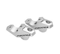 Staffa Estensi Adattatore Di Estensione Di Sollevamento Della Motocicletta Per BMW F900GS Adventure F900GS ADV 2024- Manubrio Posteriore Sposta Montaggio Sollevamento Manubrio(Argento2)