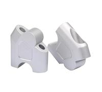Staffa Estensi Riser Manubrio Moto Per Benelli 500 Per TNT250 Per TRK502 502 X Moto Manubrio Riser Bar Mount Maniglia Morsetto(Silver)