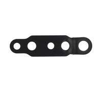 Staffa Estensione Specchio Moto LED in Alluminio Nero Regolabile | Montaggio Facile, per Scooter e Motociclette, Stile Moderno, Accessorio Custom, Finitura Nera