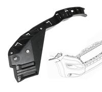STAFFA ESTERNA SINISTRA PARAURTI ANTERIORE PER PEUGEOT BOXER DAL 2014