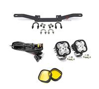 Staffa faretti addizionali supplementari sottobecco R 1200 GS 2004-2013 Standard Adventure + Faretti LED 60W 7200 LM IP67 + KIT cablaggio relè