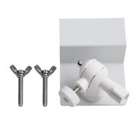 Staffa fissa per pannello solare per Arlo HD per Light ULTRA Pro 2 Pro, supporto per installazione grondaia, montaggio minimo (bianco)