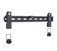 Techly Staffa Muro Fissa Slim con Distanziali TV LED LCD 40-65'' Nero