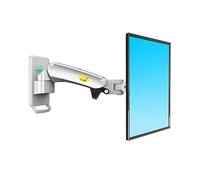 Staffa for braccio in alluminio con staffa for monitor LED LCD a parete con molla a gas da 17-27 pollici F120(Silver Grey)