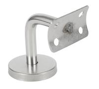 Staffa for corrimano in acciaio inossidabile | Argento, 50x60mm, 10 pezzi for supporto for balaustra for scale(Curved support)