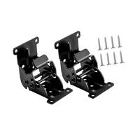Staffa for gamba pieghevole 4 pezzi 0-90-180 gradi Assemblaggio semplice Supporto for estensione blocco multifunzionale Autobloccante(Oro)(Black)