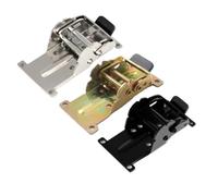 Staffa for gamba pieghevole 4 pezzi Cerniere di bloccaggio industriali pieghevoli da 180 gradi Capacità carico elevata con viti Estensione blocco invisibile(Black)