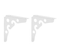 Staffa for mensola a parete triangolare in acciaio inossidabile, fermo for supporto for mensola for treppiede ad angolo retto a 90° Staffa di supporto(Wit,6 inches)