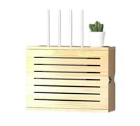Staffa for router senza punch, rack for router a parete, scatola for router WiFi, ripiano superiore for televisore, scatola di immagazzinaggio WiFi, rack for router, 2 livelli, regolabile (Color : H