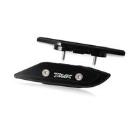 Staffa for specchio guidato con coperchio del foro dello specchio CNC for moto compatibile con TMAX 530 2012-2017(Black)