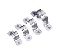 Staffa for tubo a U a forma di in acciaio inossidabile da 20 pezzi, staffa for condotto a, selle in metallo, for applicazioni pesanti Per tubi(M35)