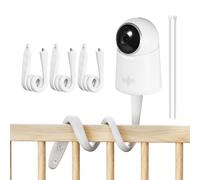 Staffa girevole con connettore filettato standard da 1/4"-20",compatibile con telecamera Ring/Eufy/Arlo/Wyze,Compatibile con le telecamere Ring Stick Up Cam Plug-in,EufyCam 2C/2 Pro/2C Pro,Arlo Ultra