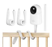 Staffa girevole con connettore filettato standard da 1/4"-20",compatibile con telecamera Ring/Eufy/Arlo/Wyze,Compatibile con le telecamere Ring Stick Up Cam Plug-in,EufyCam 2C/2 Pro/2C Pro,Arlo Ultra