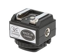 Staffa Hot Shoe, C N2 Flash Hot Shoe Mount Adapter per Nikon Flash to Camera Hot Shoe Converter con Porta di Sincronizzazione PC