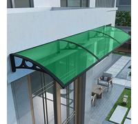 Staffa in alluminio per porta del patio, resistente ai raggi UV e alla pioggia, espandibile e personalizzabile, 80 x 320 cm, perfetta per protezione esterna, elegante copertura a baldacchino