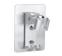 Staffa in alluminio per soffioni doccia portatili G1/2, supporto regolabile per montaggio a parete per superfici lisce in vetro e piastrelle di ceramica