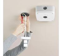 Staffa in lega di alluminio facile installazione da soffitto per telecamera CCTV