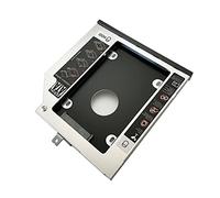 staffa in metallo con lunetta frontale + 2 nd HDD SSD hard disk Caddy adattatore per Lenovo ThinkPad T440P T540P W540P T540 W540