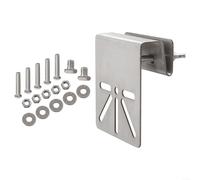 Staffa in metallo per montaggio grondaia per EufyCam S4 Solar Security Camera progettata per un posizionamento stabile e resistenza agli agenti atmosferici