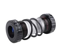 Staffa inferiore da 24 mm Tipo di vite del mandrino Tipo di filetto inferiore Sostituzione della staffa inferiore per 68 73 mm Mountain Road Cycling Alluminio Cuscinetto liscio