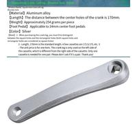 Staffa inferiore foro quadrato leggero lega alluminio pedivella sinistra mtb 170