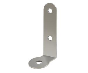 Staffa inox corta per antenna CB camion per Iveco Eurocargo con parasole