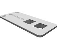 Staffa Laterale Rack Keystone Doppia con Etichetta Modem - Pannello Server
