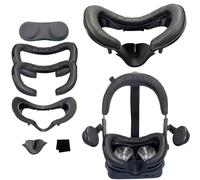 Staffa magnetica per interfaccia facciale e cuscinetto in schiuma di poliuretano per il viso, nasello in silicone e copertura protettiva per lenti VR accessori per cuffie con indice delle valvole (set