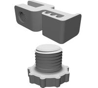 Staffa Mensola per Radio Panasonic Loop Supporto Cuffie Montaggio 3/4