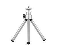 Staffa mini treppiede a 2 sezioni adatta for treppiede da tavolo for fotocamera proiettore(White)
