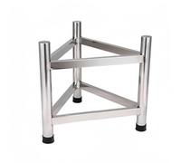 Staffa mobile in acciaio inox resistente per secchi e pentole a isolamento termico, design triangolare per una facile mobilità