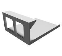 Staffa Montaggio a Parete per Mini PC Intel NUC 11 Gen - Supporto Fisso