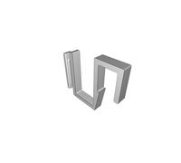 Staffa Montaggio Alimentatore per Braccio Monitor Supporto Hub USB Organizer