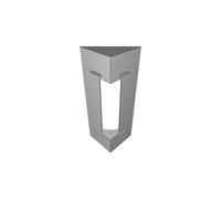 Staffa Montaggio Angolare per Ring Video Doorbell Wired 2021 Stampato 3D