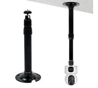Staffa Montaggio Estensibile Telecamera Sicurezza CCTV Telecamera Esterna, Telescopica Regolabile da 20-40cm, Montaggio a Parete e Montaggio a Soffitto, Telecamere cctv Luci, Pannelli Solari