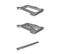 Staffa Montaggio Guida DIN per Router MikroTik hAP Hex Lite Supporto Rete 3D
