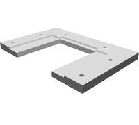 Staffa Montaggio Palo per Controller Pixel LED - Supporto 3D Barra Armatura